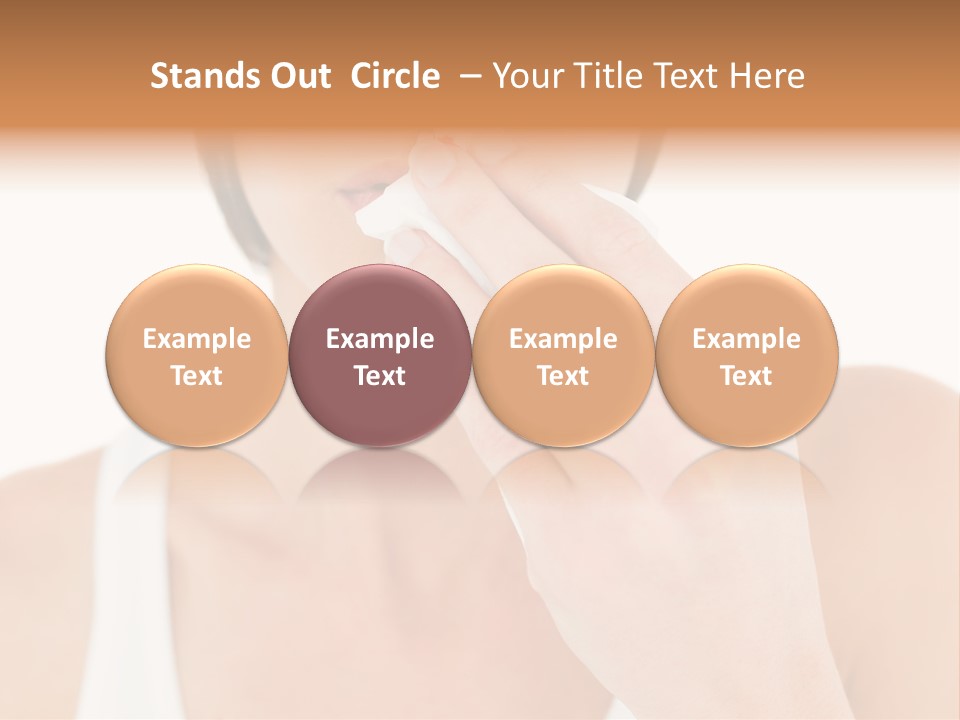 Face Care Woman PowerPoint Template