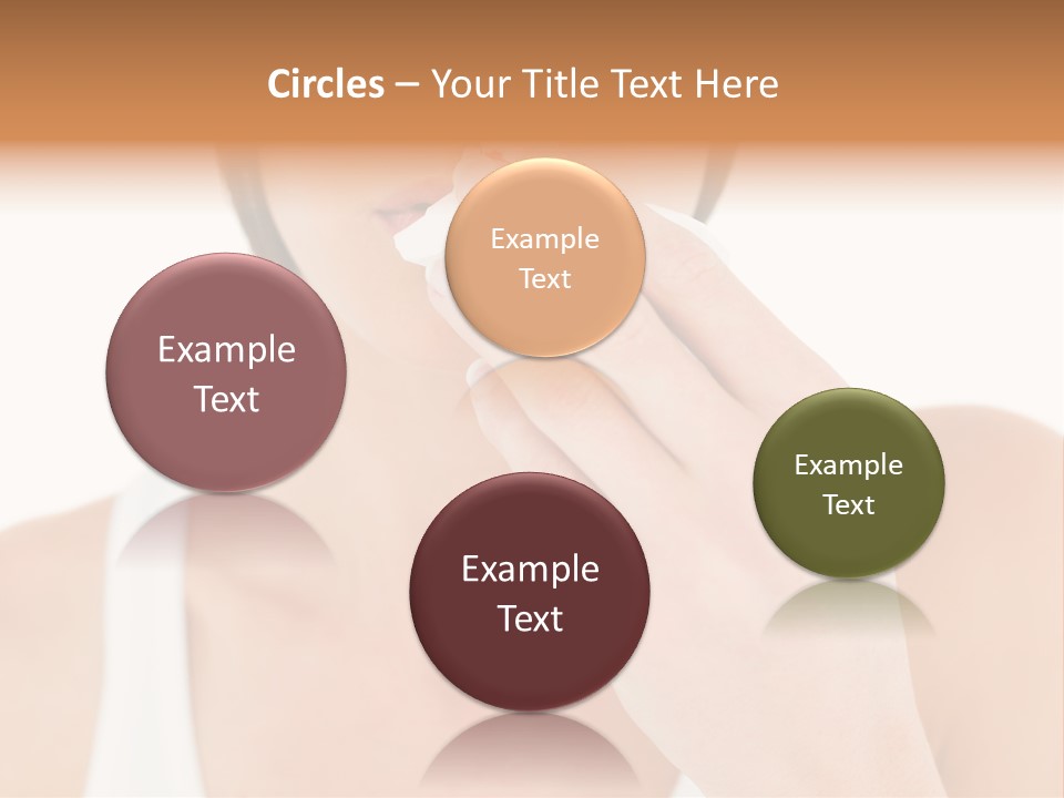 Face Care Woman PowerPoint Template