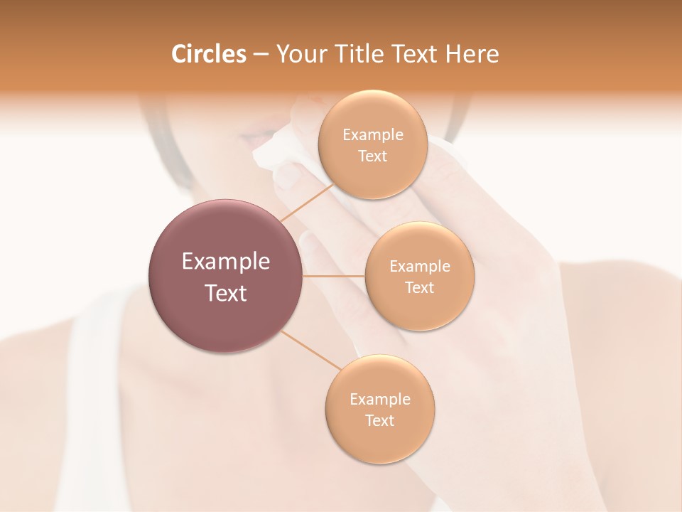 Face Care Woman PowerPoint Template