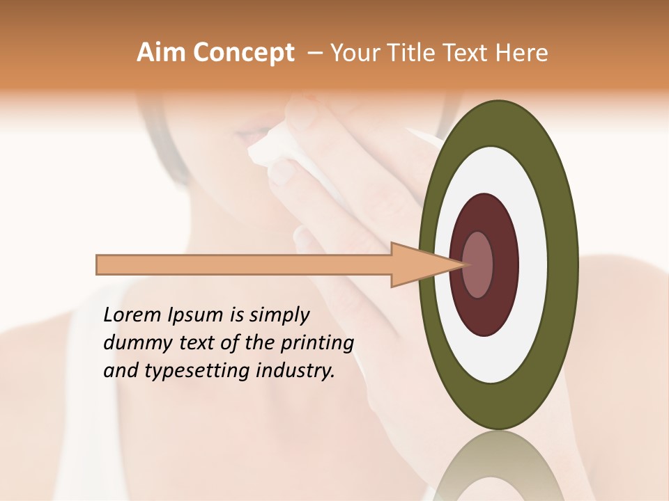 Face Care Woman PowerPoint Template