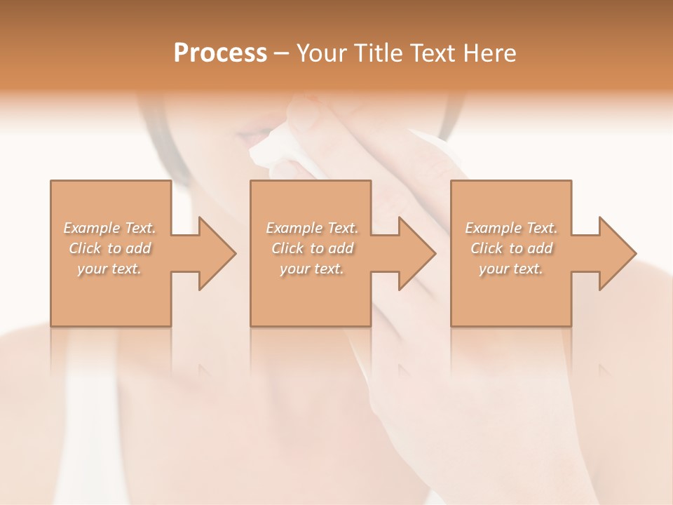 Face Care Woman PowerPoint Template