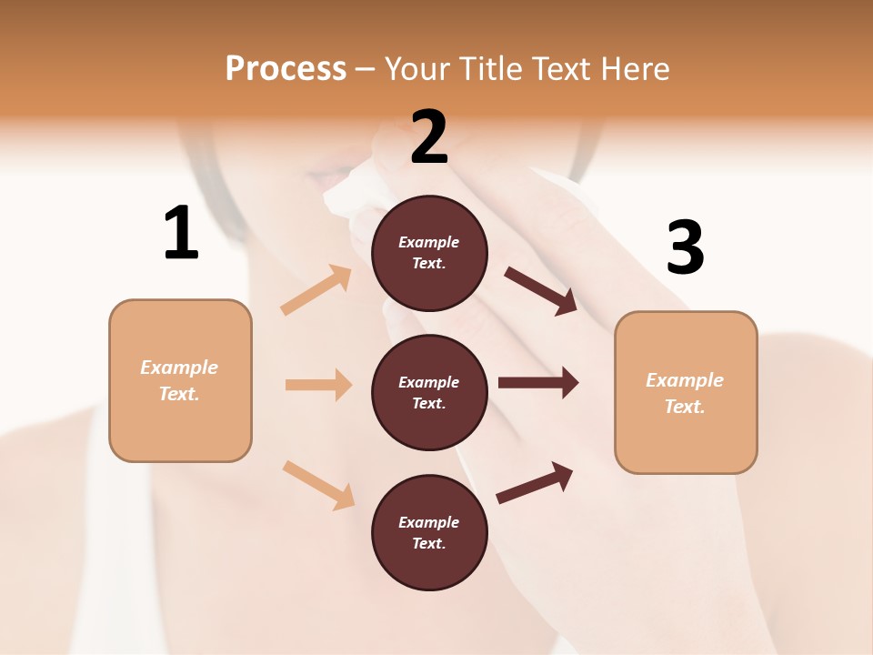 Face Care Woman PowerPoint Template