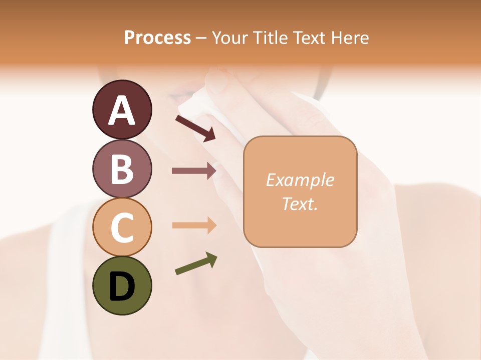 Face Care Woman PowerPoint Template