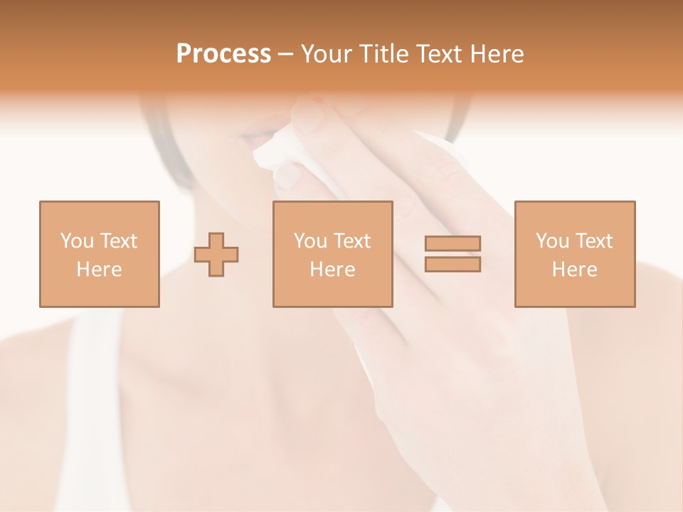 Face Care Woman PowerPoint Template