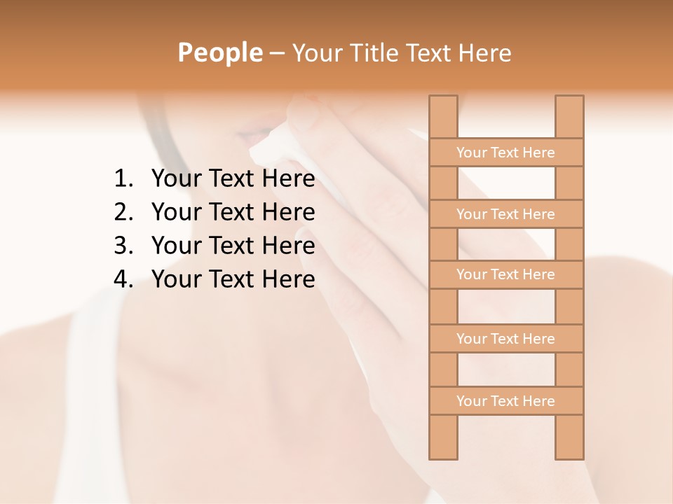 Face Care Woman PowerPoint Template