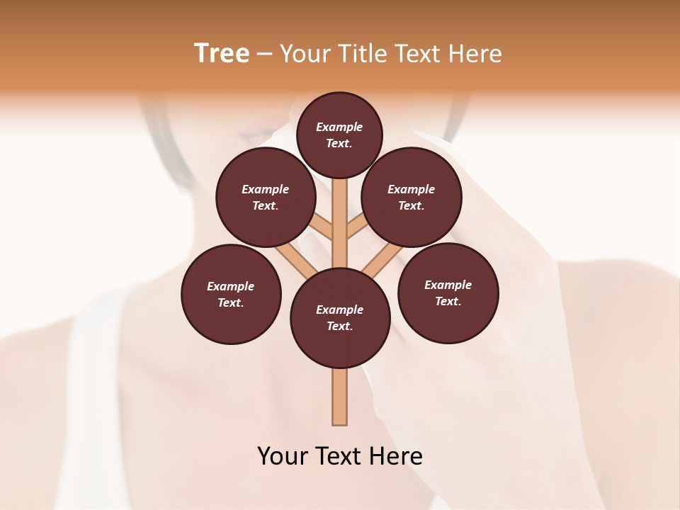 Face Care Woman PowerPoint Template