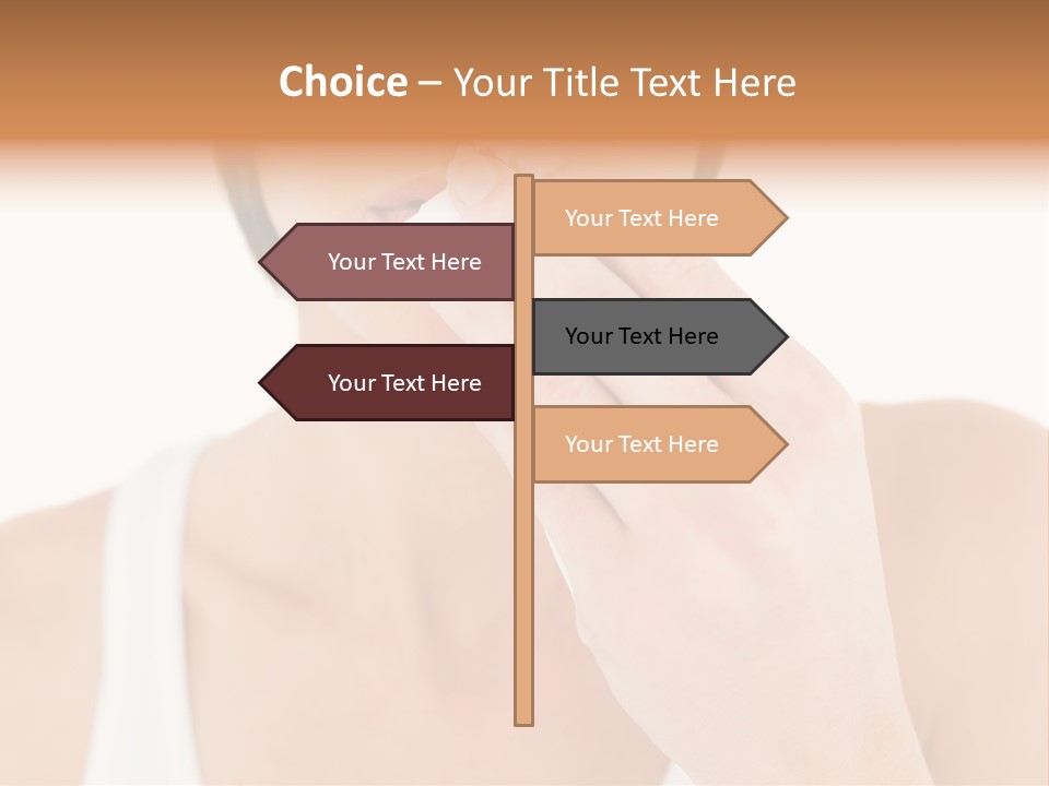 Face Care Woman PowerPoint Template