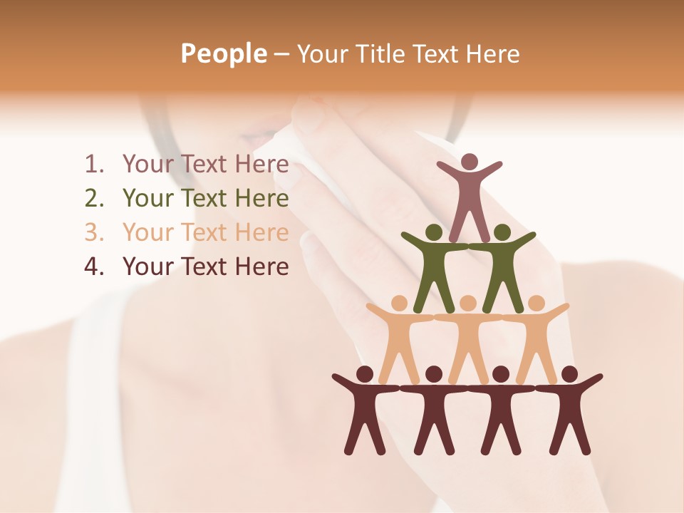 Face Care Woman PowerPoint Template