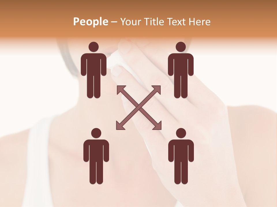 Face Care Woman PowerPoint Template