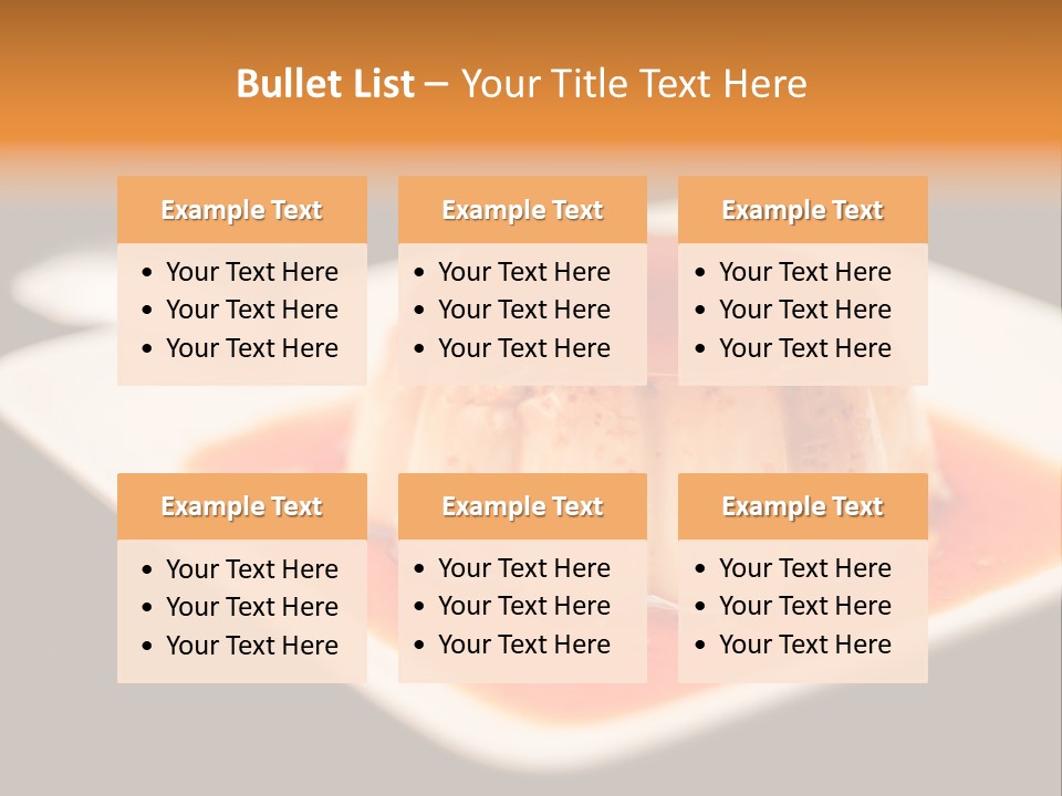 Milk Yellow Cuisine PowerPoint Template