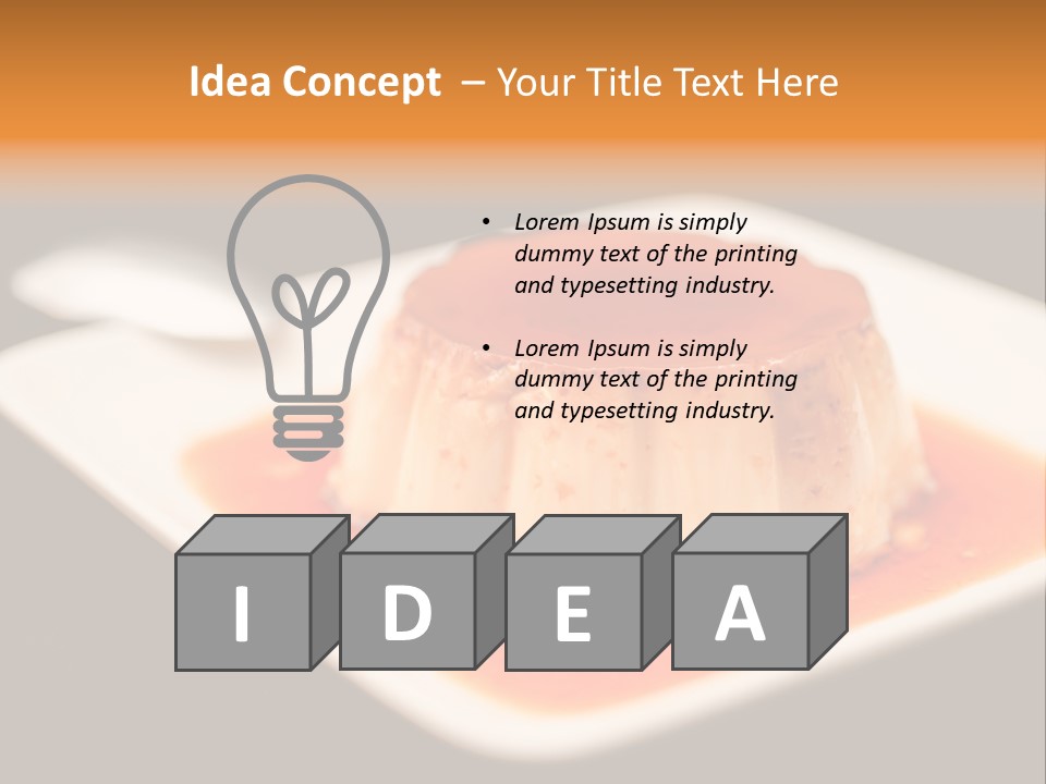 Milk Yellow Cuisine PowerPoint Template