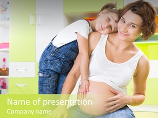 People Mother Female PowerPoint Template