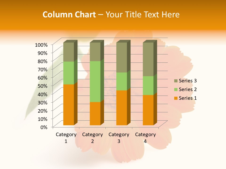 Beauty Flowers Calendula PowerPoint Template