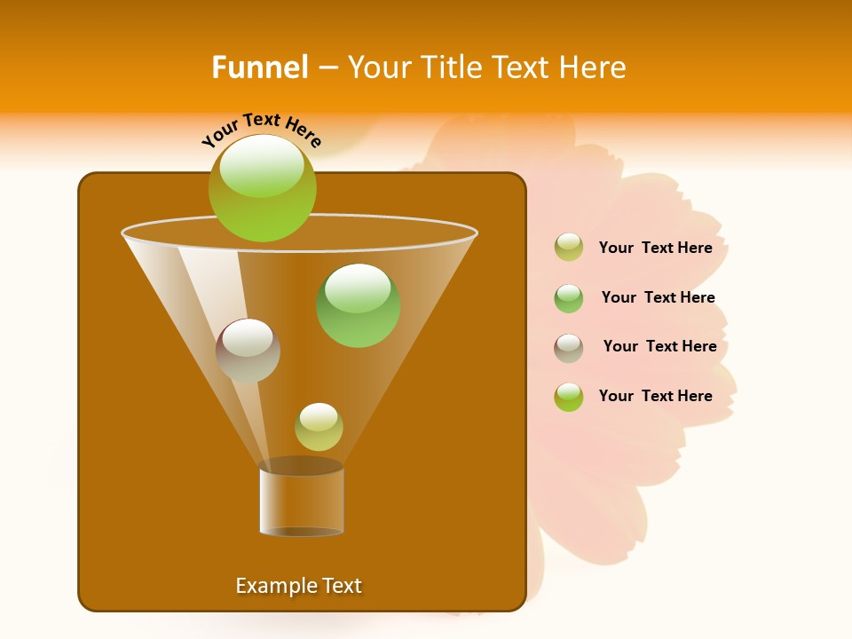 Beauty Flowers Calendula PowerPoint Template