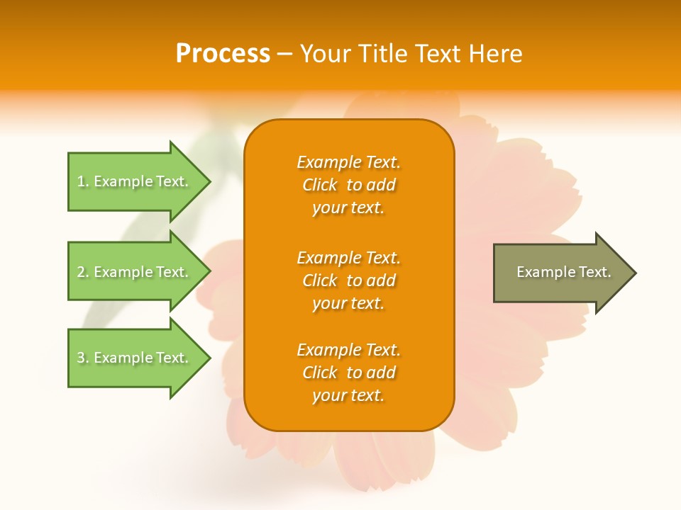 Beauty Flowers Calendula PowerPoint Template