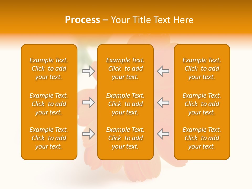 Beauty Flowers Calendula PowerPoint Template