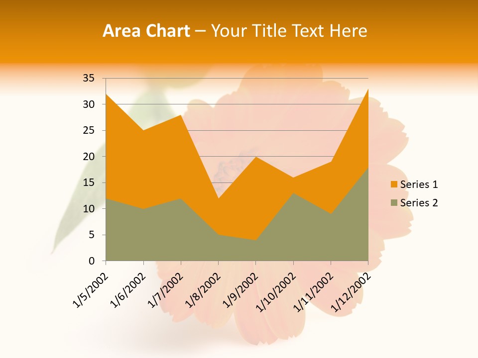 Beauty Flowers Calendula PowerPoint Template