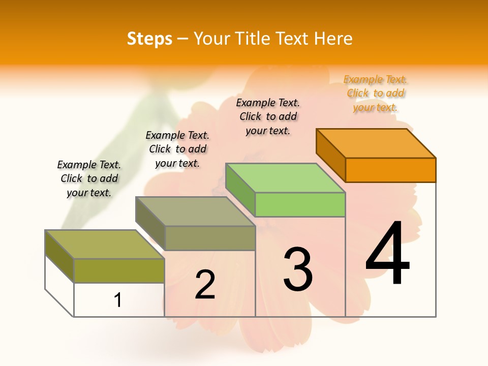 Beauty Flowers Calendula PowerPoint Template