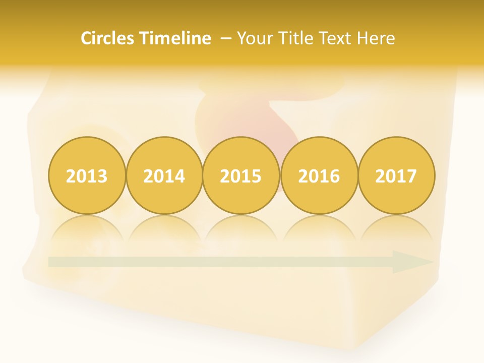 White Cheese Isolated PowerPoint Template