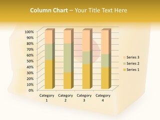 White Cheese Isolated PowerPoint Template