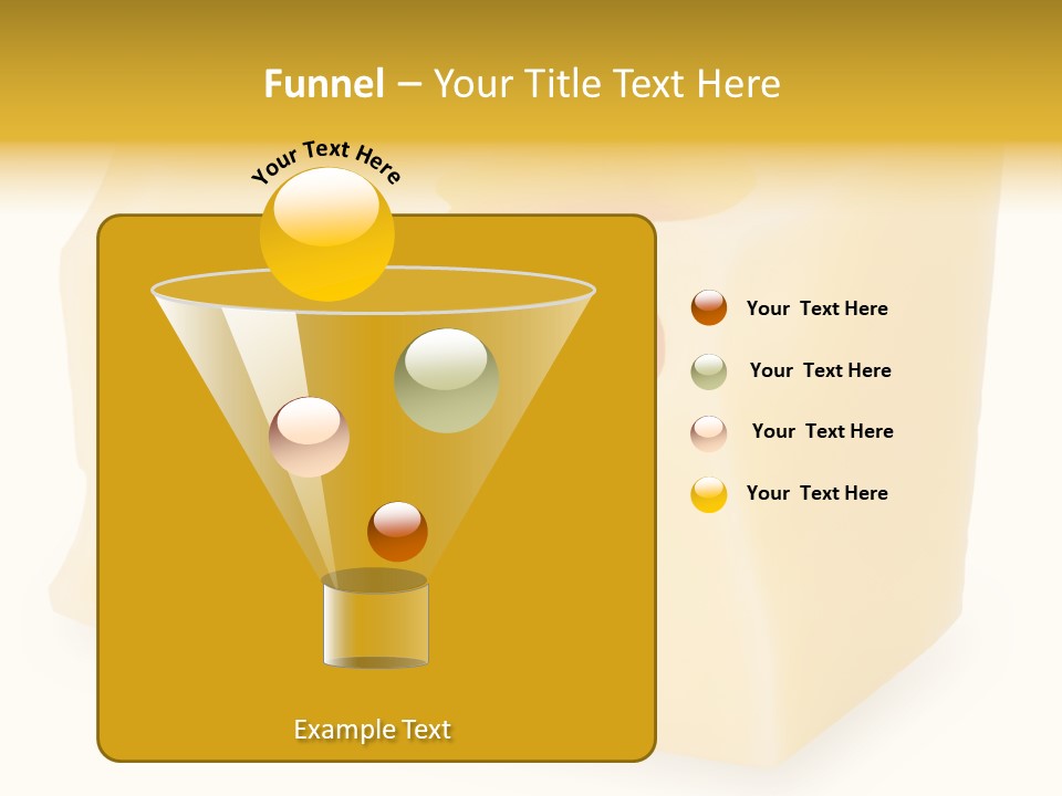 White Cheese Isolated PowerPoint Template