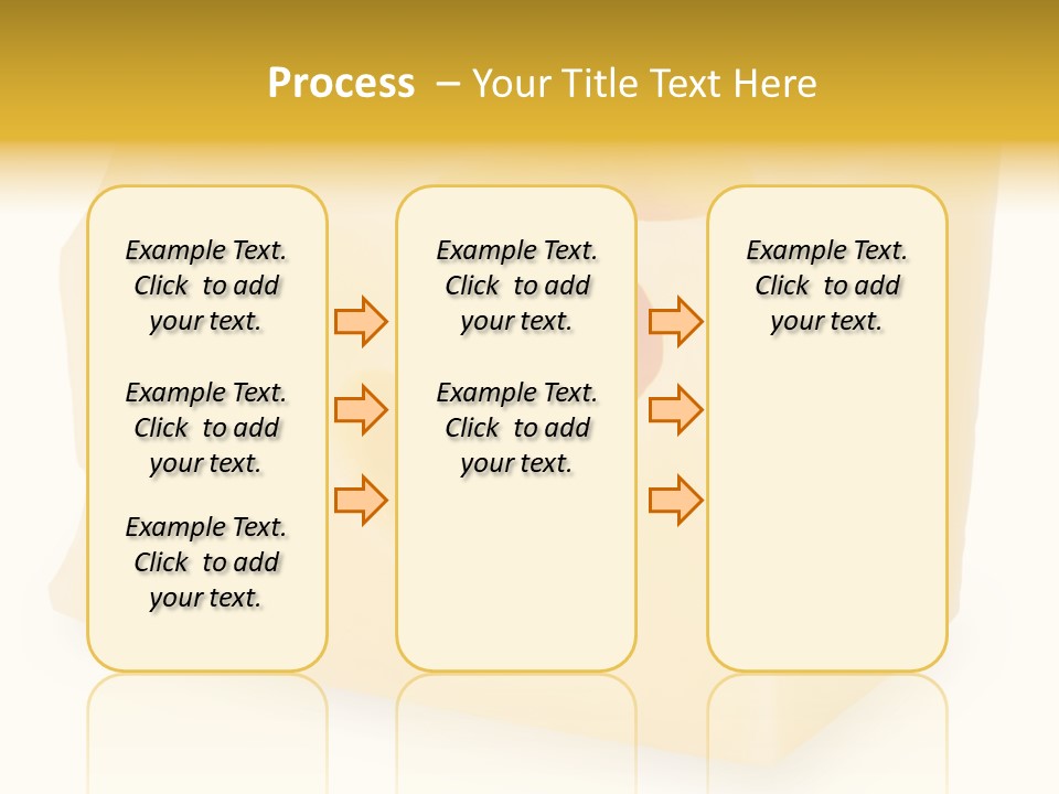 White Cheese Isolated PowerPoint Template