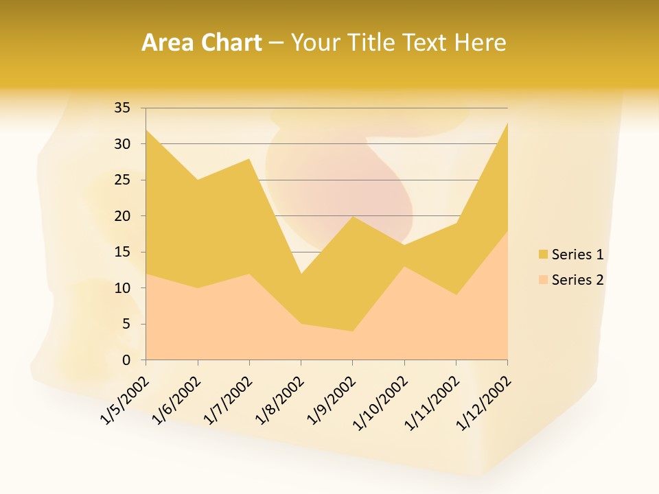 White Cheese Isolated PowerPoint Template