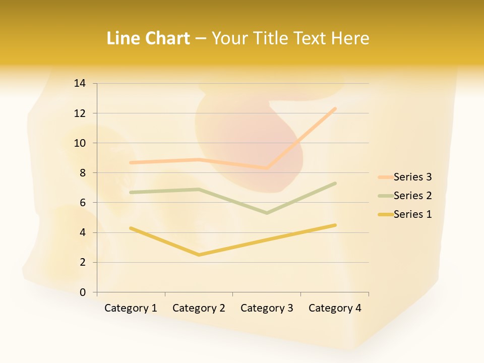 White Cheese Isolated PowerPoint Template