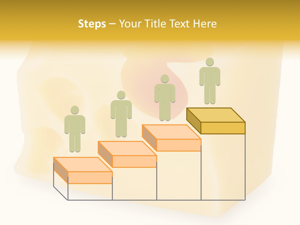 White Cheese Isolated PowerPoint Template