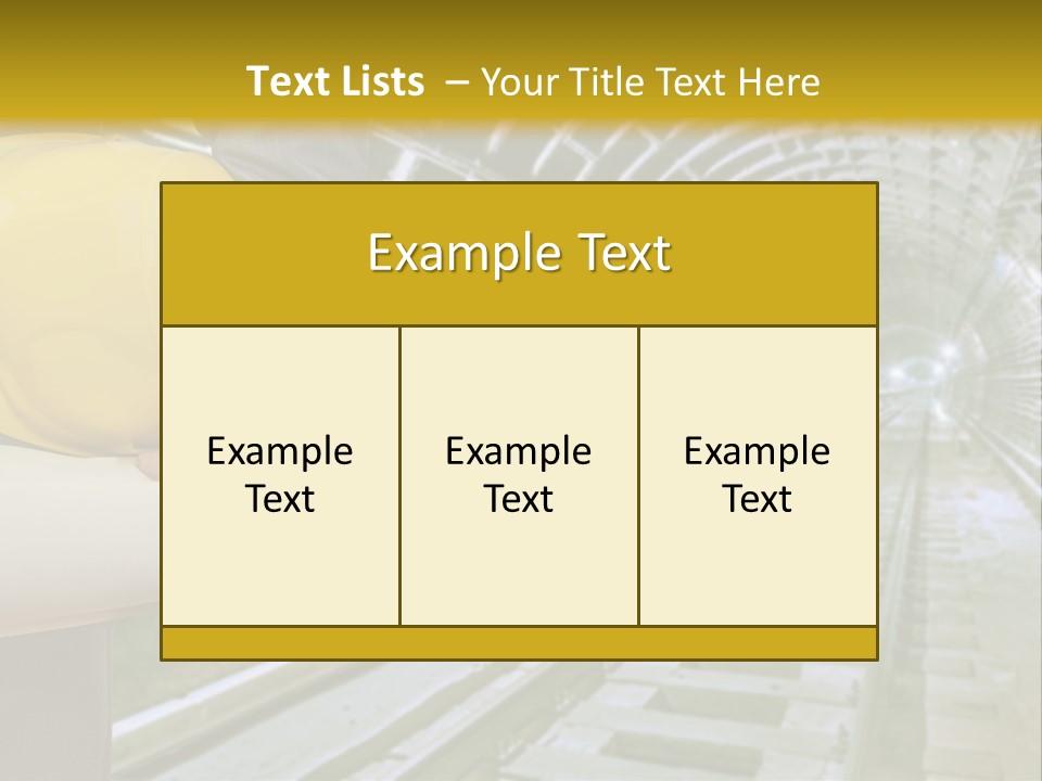 Hand Businessman Hardhat PowerPoint Template