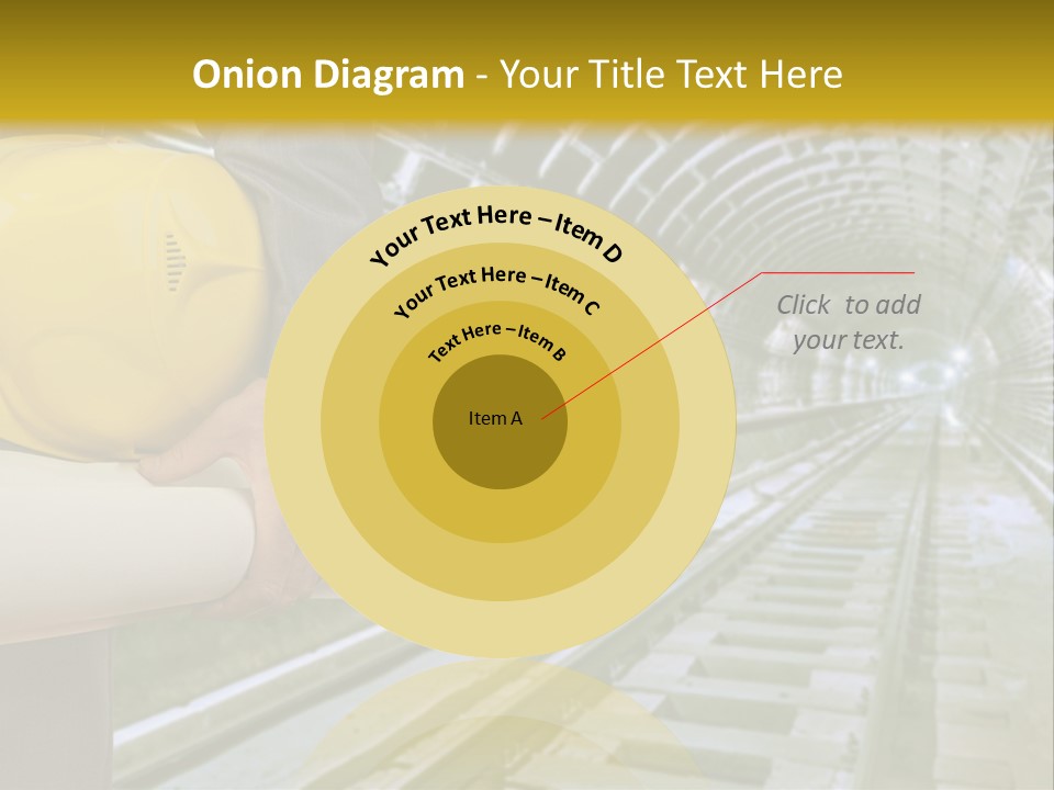 Hand Businessman Hardhat PowerPoint Template