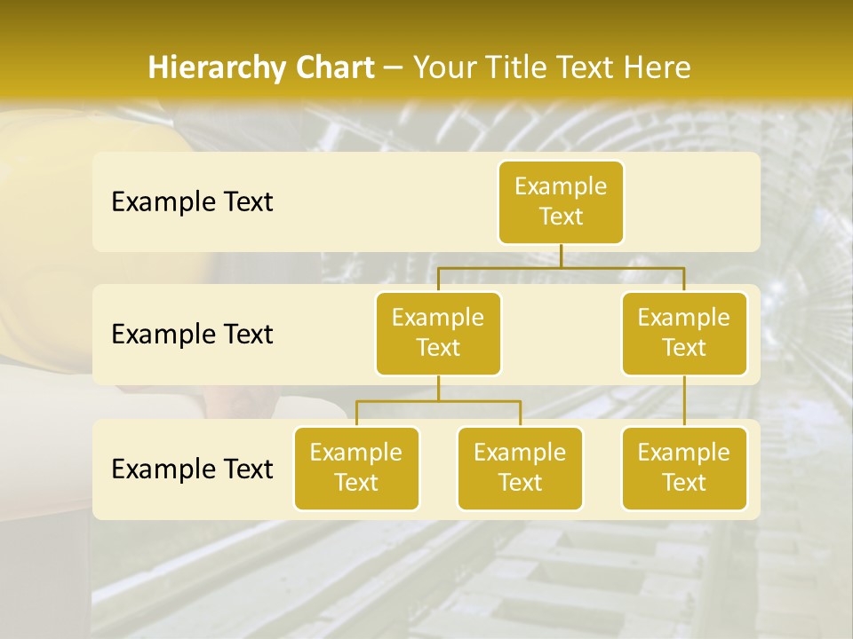 Hand Businessman Hardhat PowerPoint Template