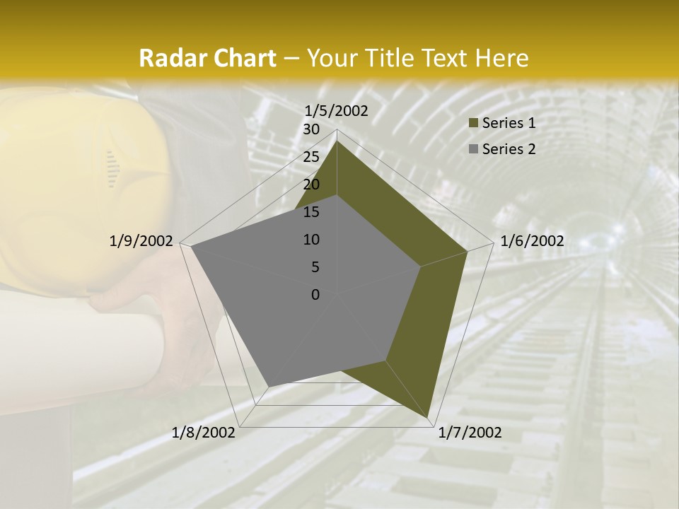 Hand Businessman Hardhat PowerPoint Template