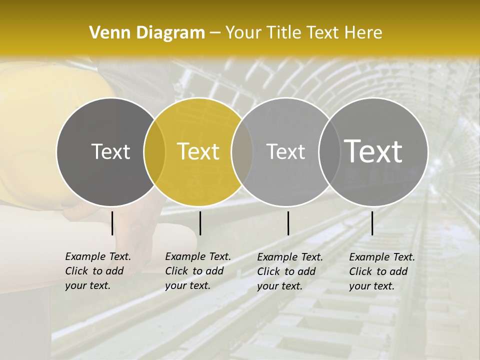 Hand Businessman Hardhat PowerPoint Template