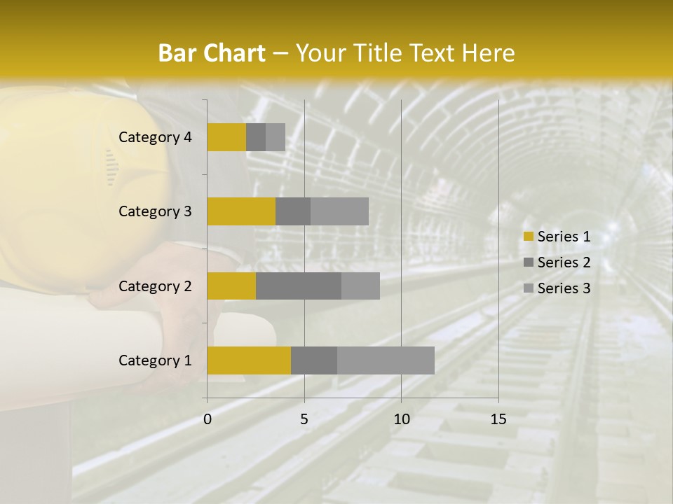 Hand Businessman Hardhat PowerPoint Template