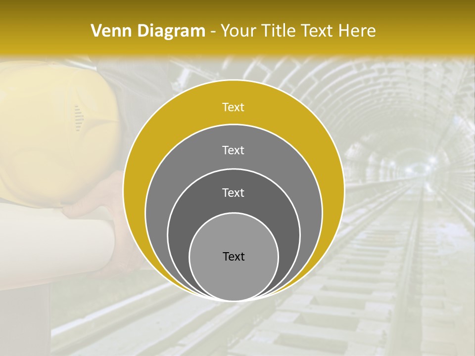Hand Businessman Hardhat PowerPoint Template
