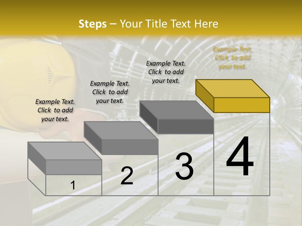 Hand Businessman Hardhat PowerPoint Template