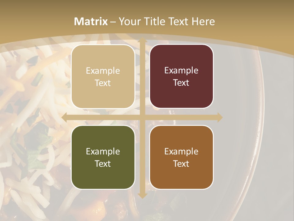 Vegetable Sour Southwestern PowerPoint Template