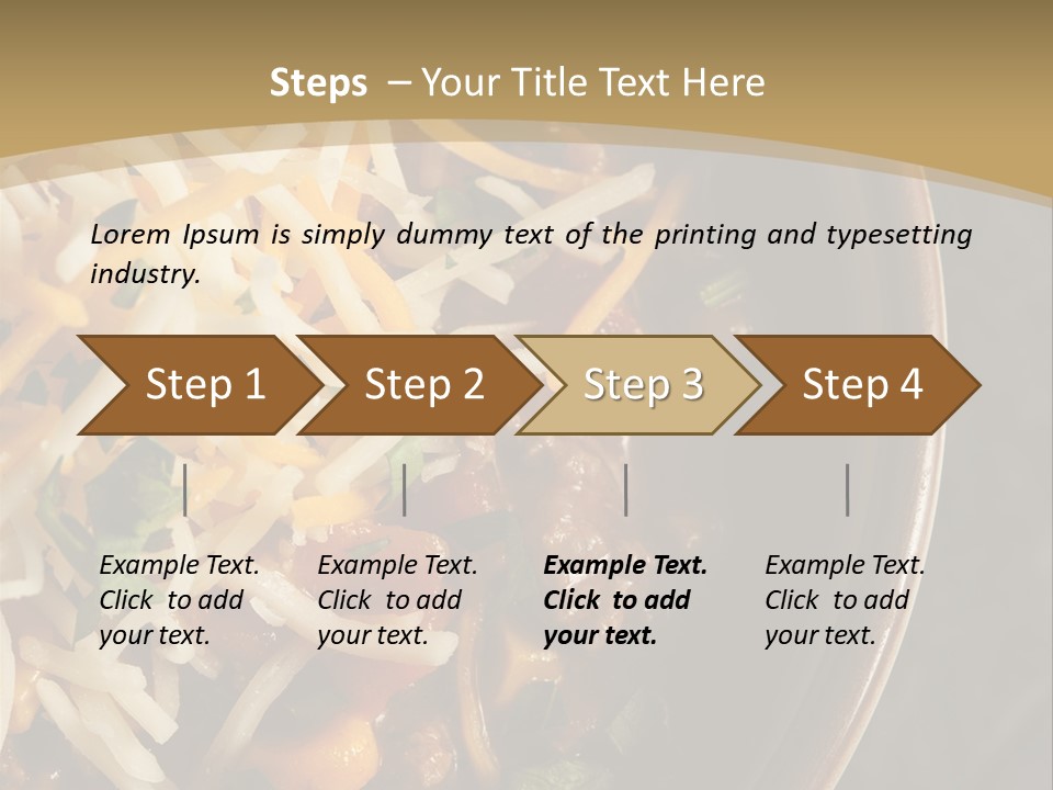 Vegetable Sour Southwestern PowerPoint Template