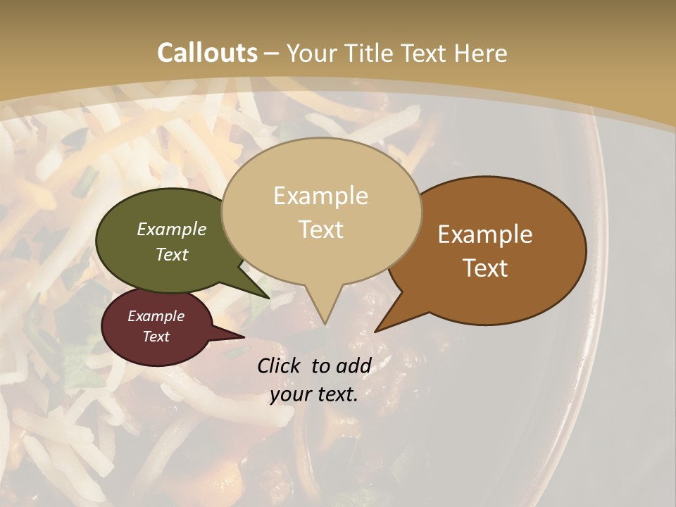 Vegetable Sour Southwestern PowerPoint Template