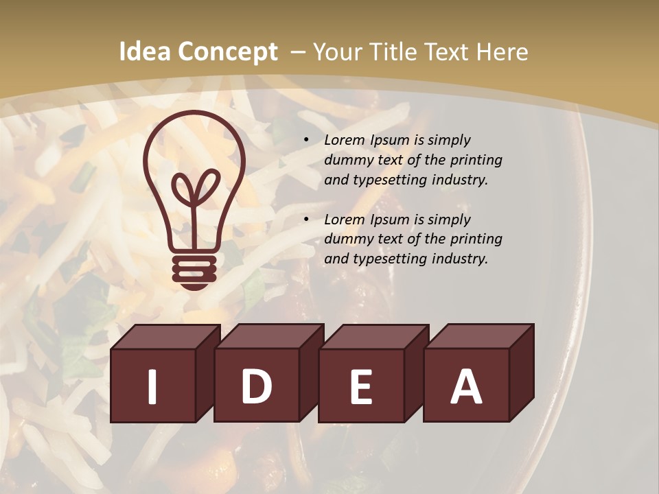 Vegetable Sour Southwestern PowerPoint Template