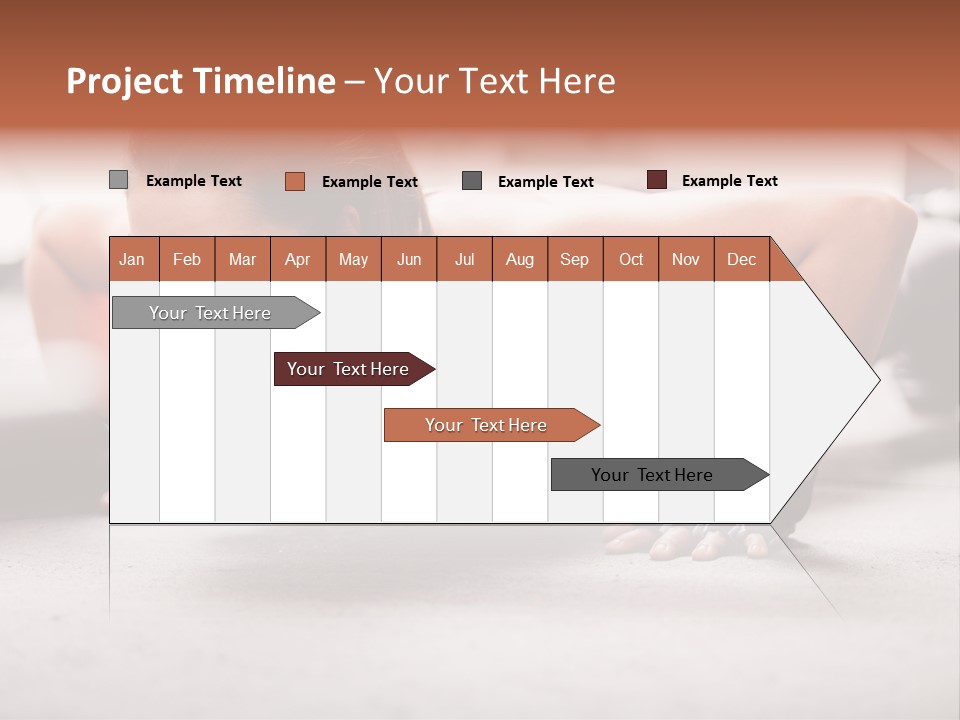 Brunette Sportswear Health PowerPoint Template