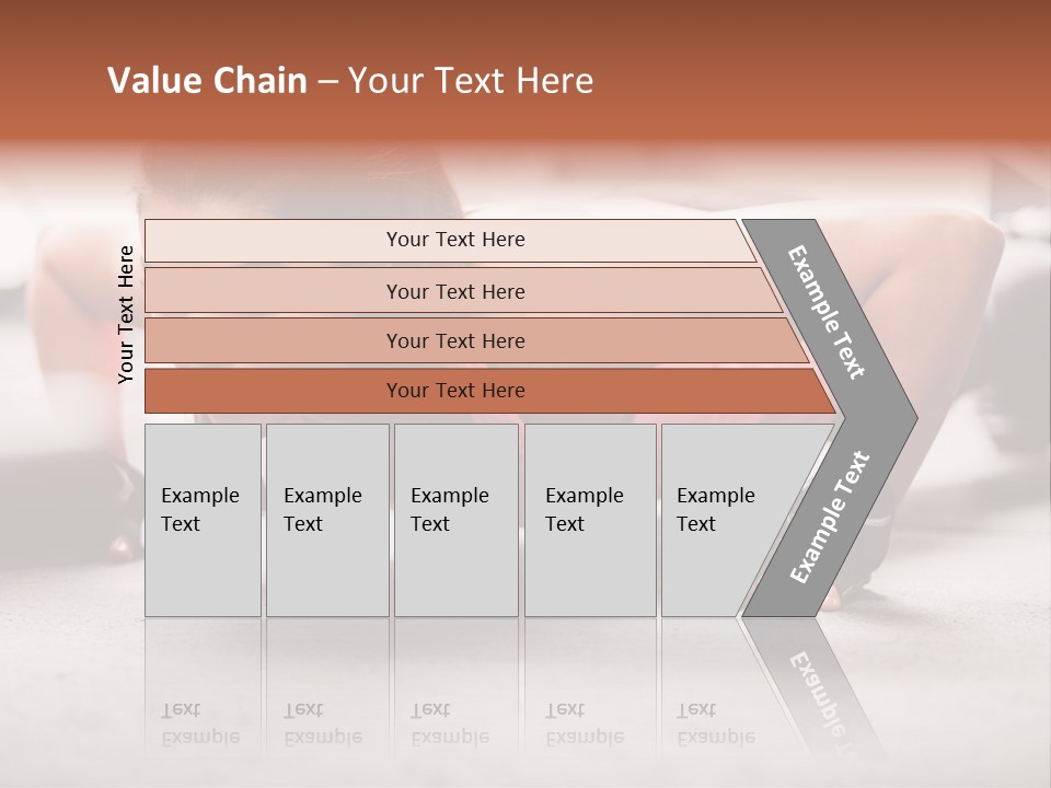 Brunette Sportswear Health PowerPoint Template