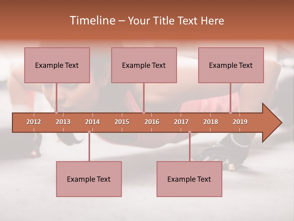 Brunette Sportswear Health PowerPoint Template