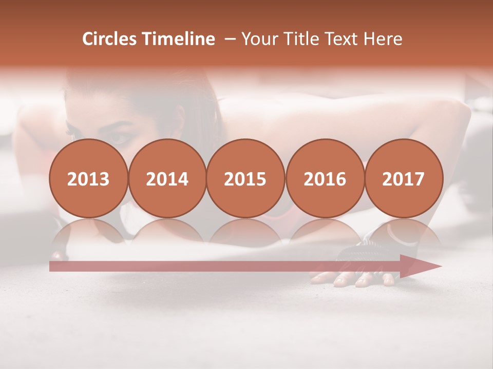 Brunette Sportswear Health PowerPoint Template