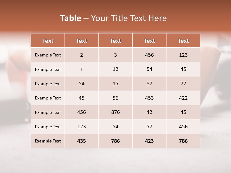 Brunette Sportswear Health PowerPoint Template