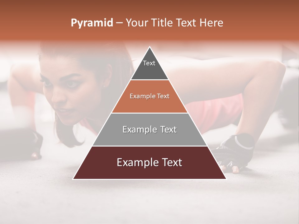 Brunette Sportswear Health PowerPoint Template