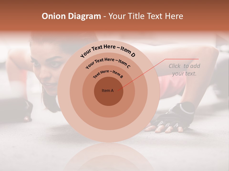 Brunette Sportswear Health PowerPoint Template