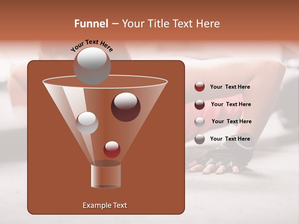 Brunette Sportswear Health PowerPoint Template