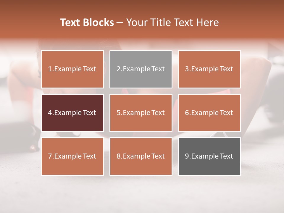 Brunette Sportswear Health PowerPoint Template